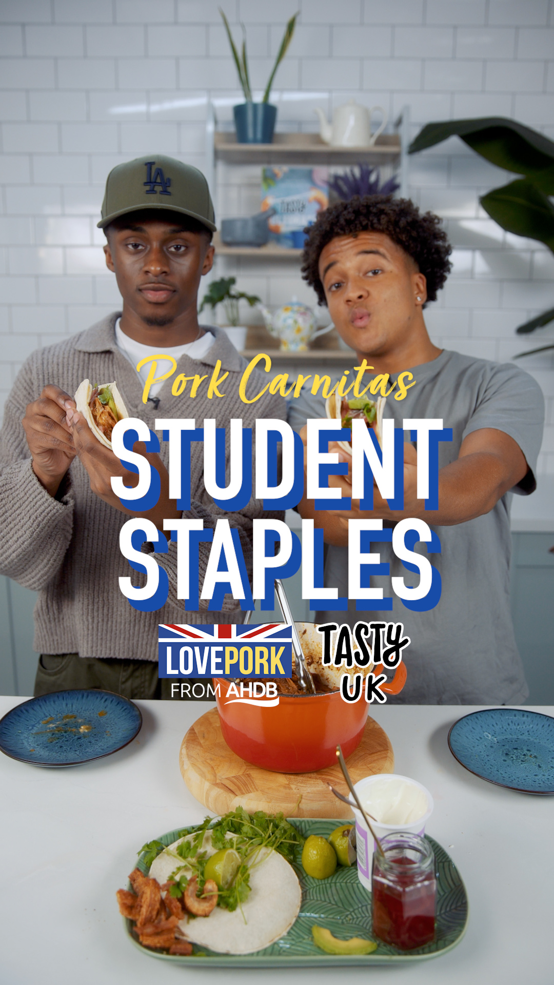 Video thumbnail for student staples series with Tasty UK